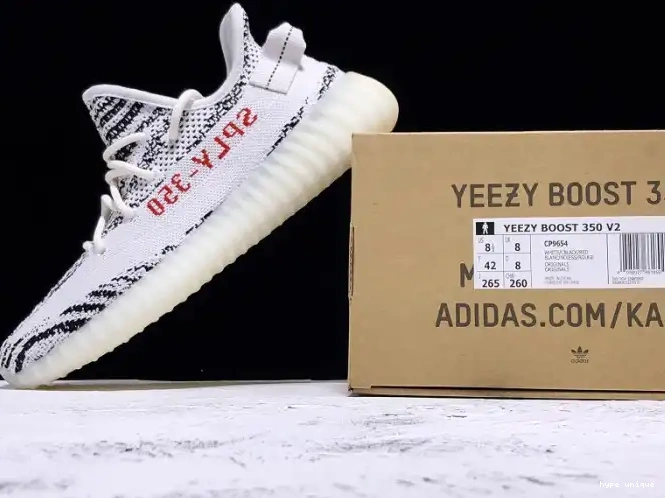 hype Boost Yeezy Zebra Adidas White CP9654 V2 Black 350 0614